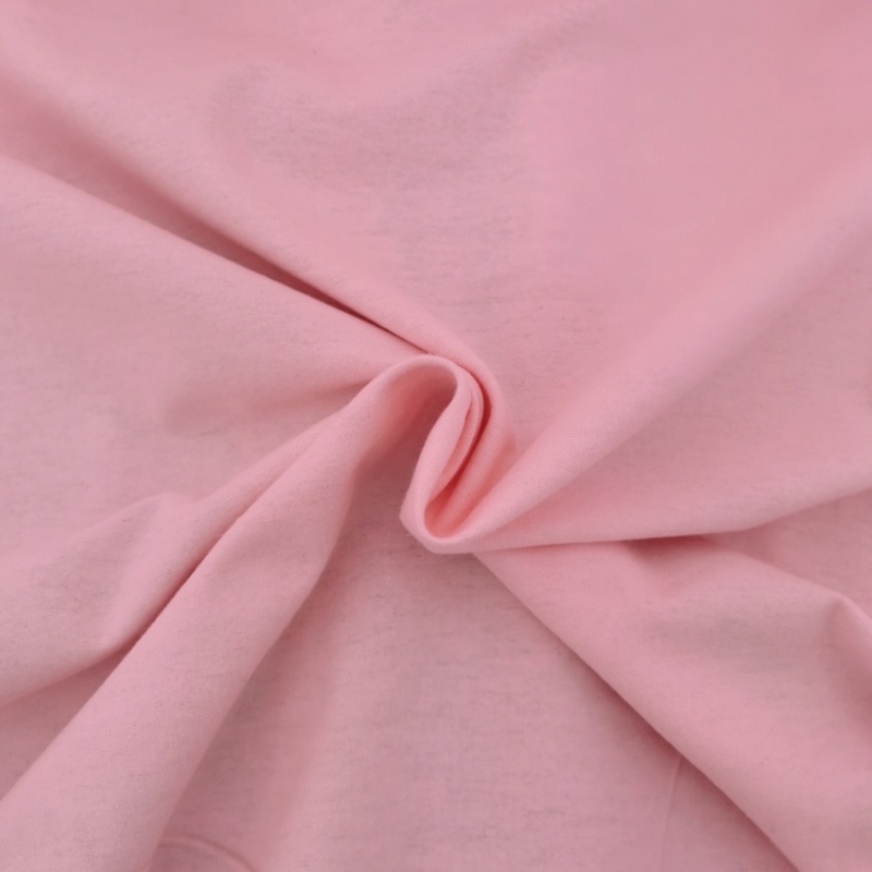 Winceyette Flannelette Cotton Baby Pink